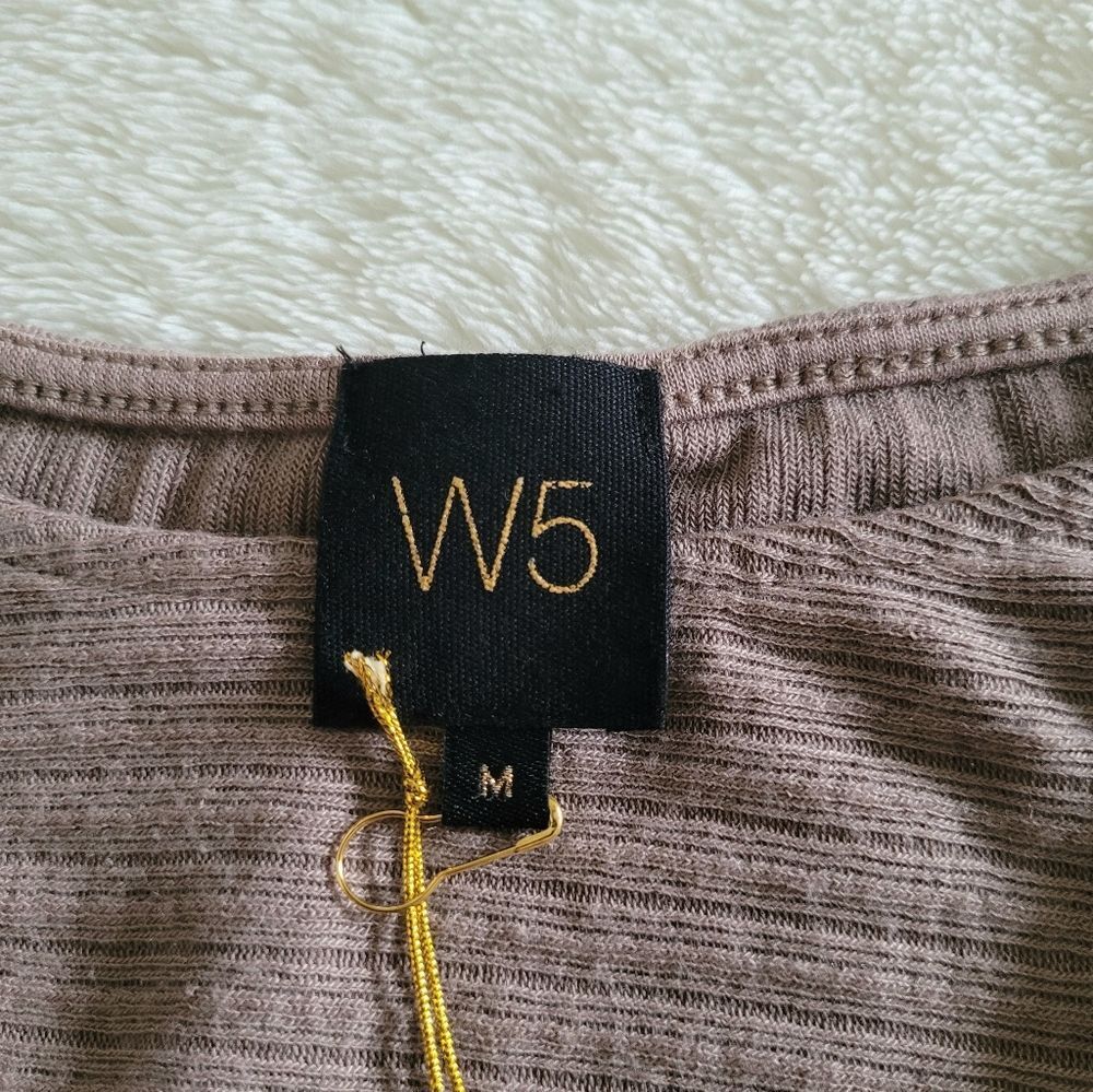 W5🖐️ by Anthropologie Ribbed Tie🎀 Bottom T - Picture 4 of 14